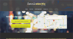 Desktop Screenshot of bernieelectric.com